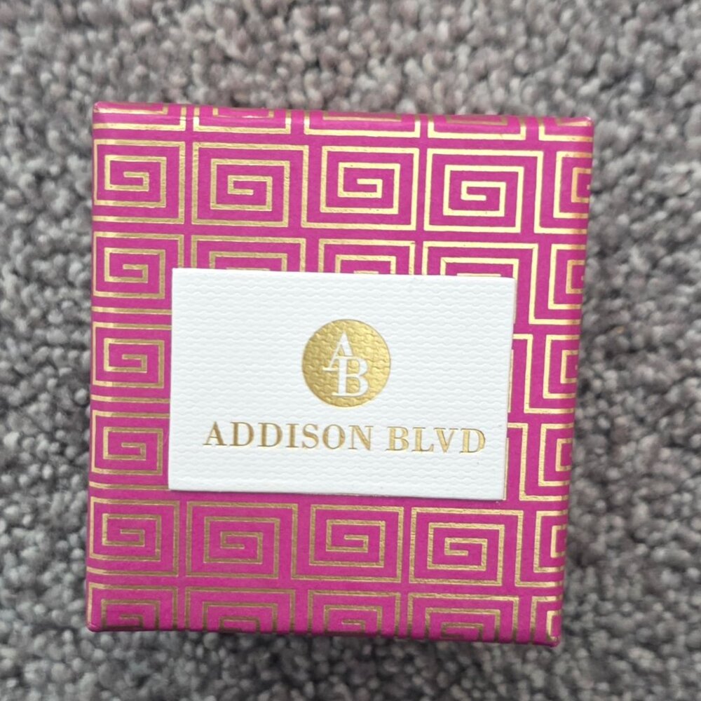 Addison Blvd. Cubic Zirconia Earring, Pink - Picture 3 of 3